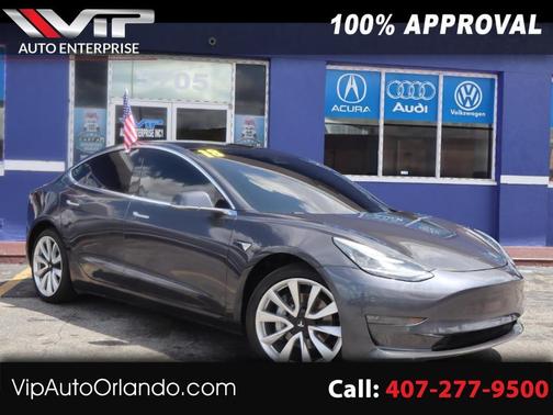 Gray 2018 Tesla Model 3 Long Range