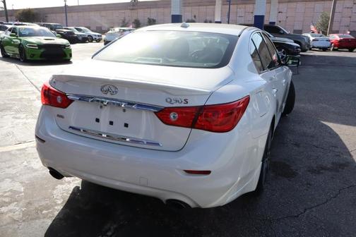 Majestic White 2016 INFINITI Q50 3.0T Red Sport 400