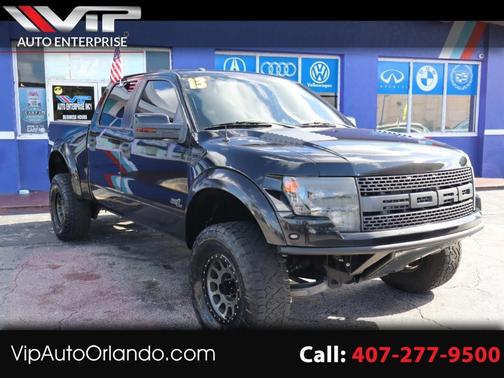 Black 2013 Ford F-150 SVT Raptor