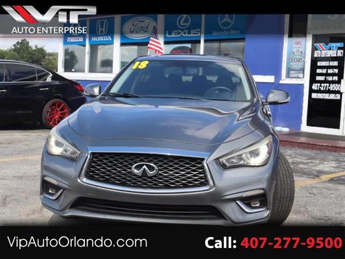 Graphite Shadow 2018 INFINITI Q50 3.0t LUXE