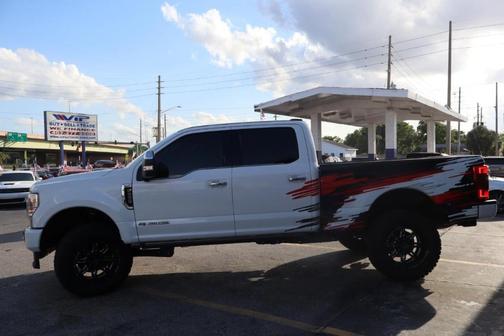 White 2021 Ford F-250 Platinum