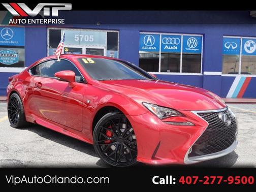 Red 2015 Lexus RC 350 Base