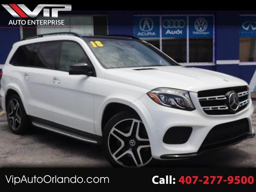 White 2018 Mercedes-Benz GLS 550 Base 4MATIC SUV