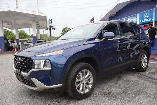 Blue 2021 Hyundai SANTA FE SE