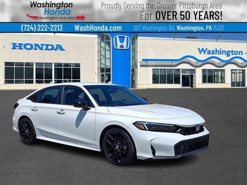 Platinum White Pearl 2025 Honda Civic