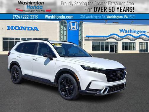 Platinum White Pearl 2024 Honda CR-V Hybrid