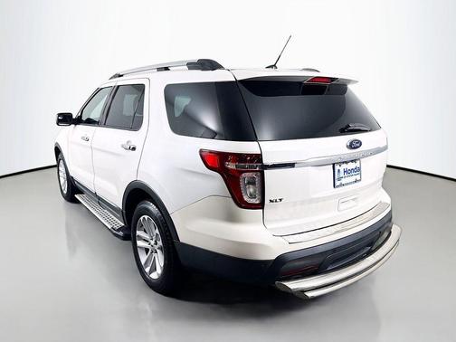 White Platinum Clearcoat Metallic 2014 Ford Explorer XLT