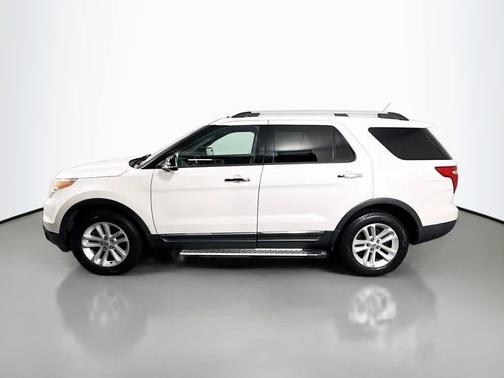 White Platinum Clearcoat Metallic 2014 Ford Explorer XLT