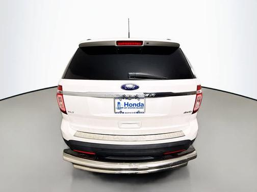 White Platinum Clearcoat Metallic 2014 Ford Explorer XLT