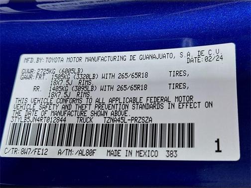 2024 Toyota Tacoma SR5