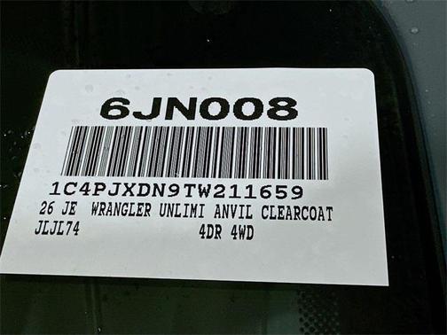 2026 Jeep Wrangler Sport S