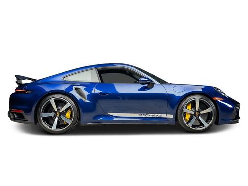 Gentian Blue Metallic 2024 Porsche 911 Turbo S