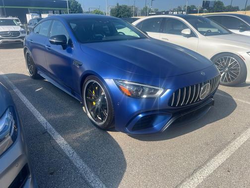 designo Brilliant Blue Magno 2019 Mercedes-Benz AMG GT 63 S 4-Door