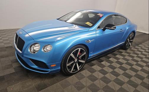 Blue 2017 Bentley Continental GT V8 S