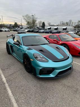 Blue 2025 Porsche 718 Cayman GT4 RS