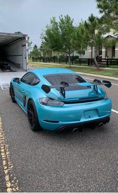 Blue 2025 Porsche 718 Cayman GT4 RS