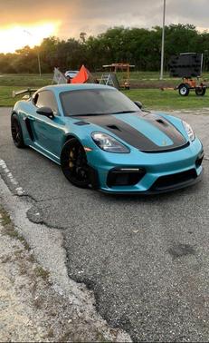 Blue 2025 Porsche 718 Cayman GT4 RS