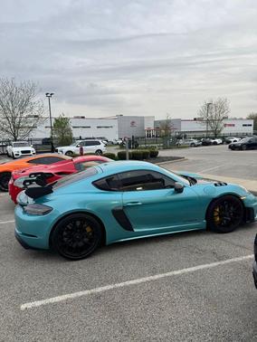 Blue 2025 Porsche 718 Cayman GT4 RS