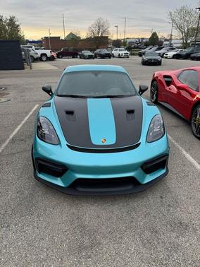 Blue 2025 Porsche 718 Cayman GT4 RS
