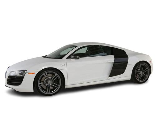 Ibis White/Black Roof 2012 Audi R8 5.2 quattro