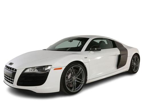 Ibis White/Black Roof 2012 Audi R8 5.2 quattro