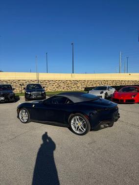 Blue 2024 Ferrari Roma Spider Base