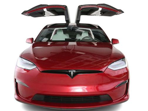 Red Multi-Coat 2023 Tesla Model X Plaid Tri Motor All-Wheel Drive