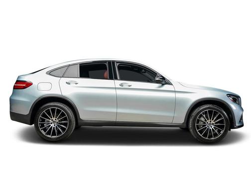Diamond Silver Metallic 2018 Mercedes-Benz GLC 300 4MATIC Coupe