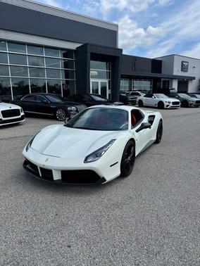 White 2017 Ferrari 488 Spider Base