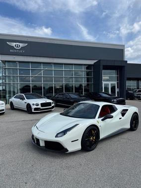 White 2017 Ferrari 488 Spider Base