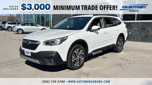Crystal White Pearl 2020 Subaru Outback Limited