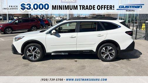 Crystal White Pearl 2020 Subaru Outback Limited