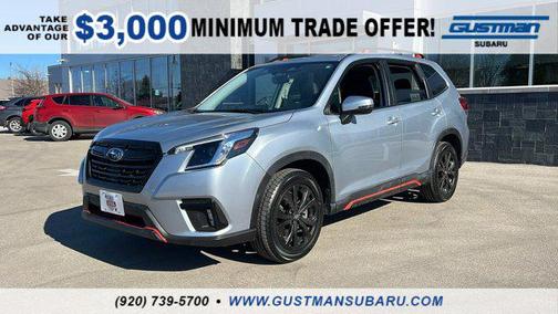 Ice Silver Metallic 2024 Subaru Forester Sport