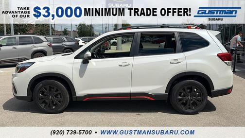 Crystal White Pearl 2020 Subaru Forester Sport
