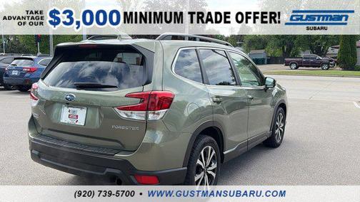 Jasper Green Metallic 2019 Subaru Forester Limited