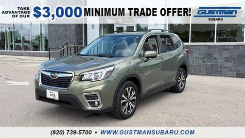 Jasper Green Metallic 2019 Subaru Forester Limited