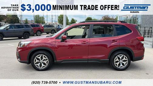 Crimson Red Pearl 2020 Subaru Forester Premium