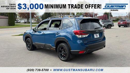 Geyser Blue 2022 Subaru Forester Wilderness