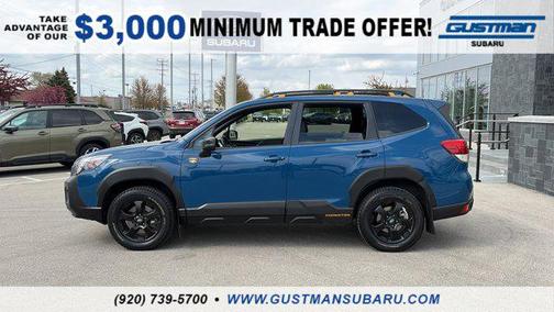 Geyser Blue 2022 Subaru Forester Wilderness