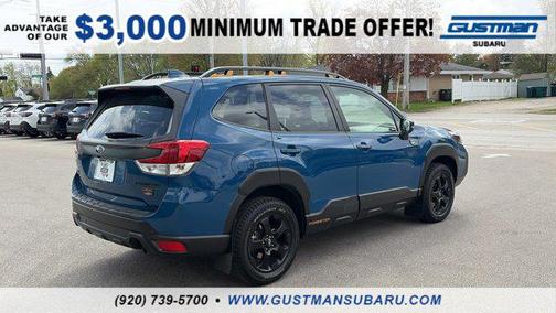 Geyser Blue 2022 Subaru Forester Wilderness