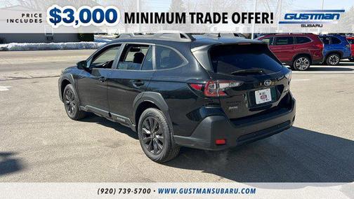 Crystal Black Silica 2025 Subaru Outback Onyx Edition XT