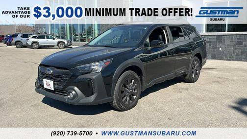 Crystal Black Silica 2025 Subaru Outback Onyx Edition XT