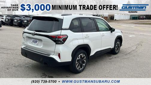 Crystal White Pearl 2026 Subaru Forester Premium