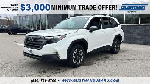 Crystal White Pearl 2026 Subaru Forester Premium
