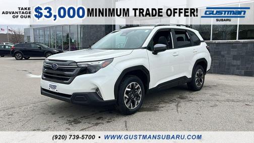 Crystal White Pearl 2026 Subaru Forester Premium