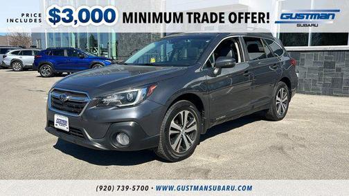 Gray 2019 Subaru Outback 2.5i Limited
