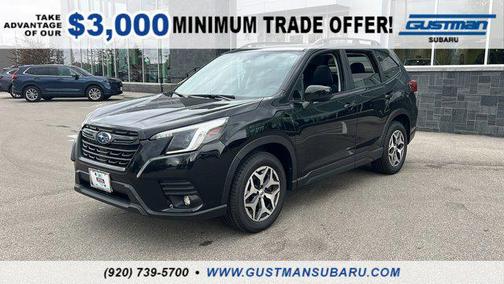 Crystal Black Silica 2024 Subaru Forester Premium