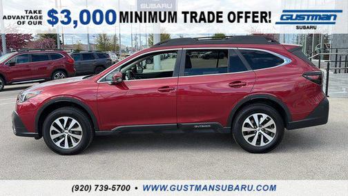 Crimson Red Pearl 2022 Subaru Outback Premium