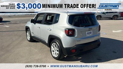 Glacier Metallic 2017 Jeep Renegade Latitude
