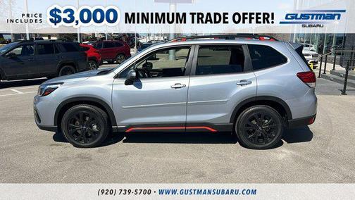 Ice Silver Metallic 2020 Subaru Forester Sport